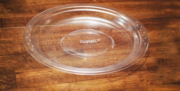 Kuplok Plate Is a Plate With A Cup Holder