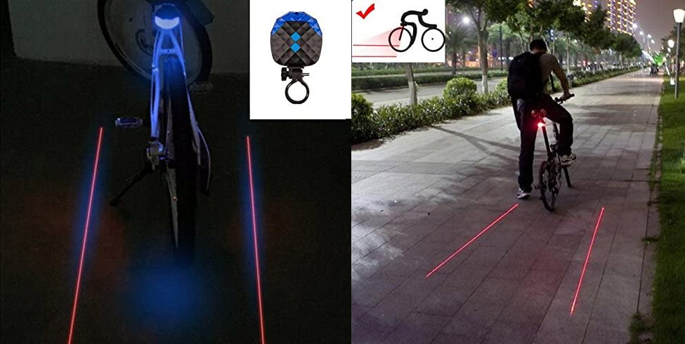 Laser bike lane online light