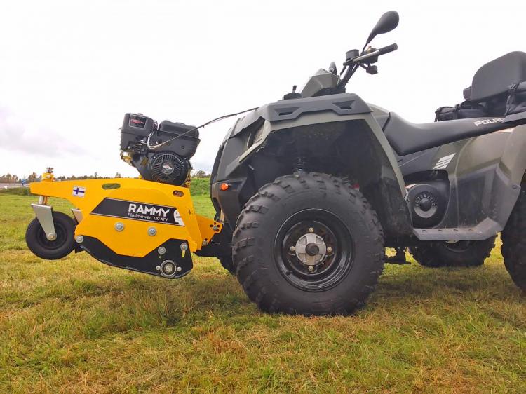 Lawn Mower ATV Attachment - Rammy 4x4 grass mower front mount