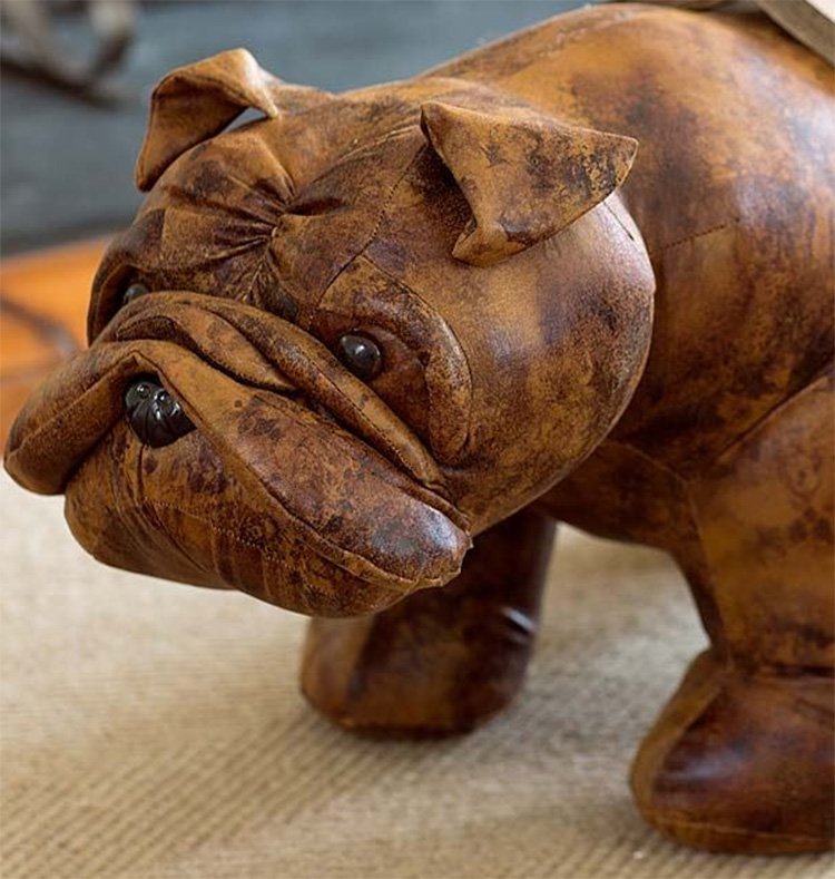 English Bulldog Ottoman