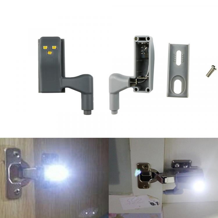 LED Cabinet Hinge Lights Turn On When Door Is Opened