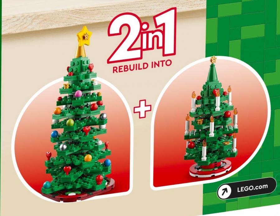 This Lego Christmas Tree Is Perfect For Christmas Decor For LEGO Fanatics