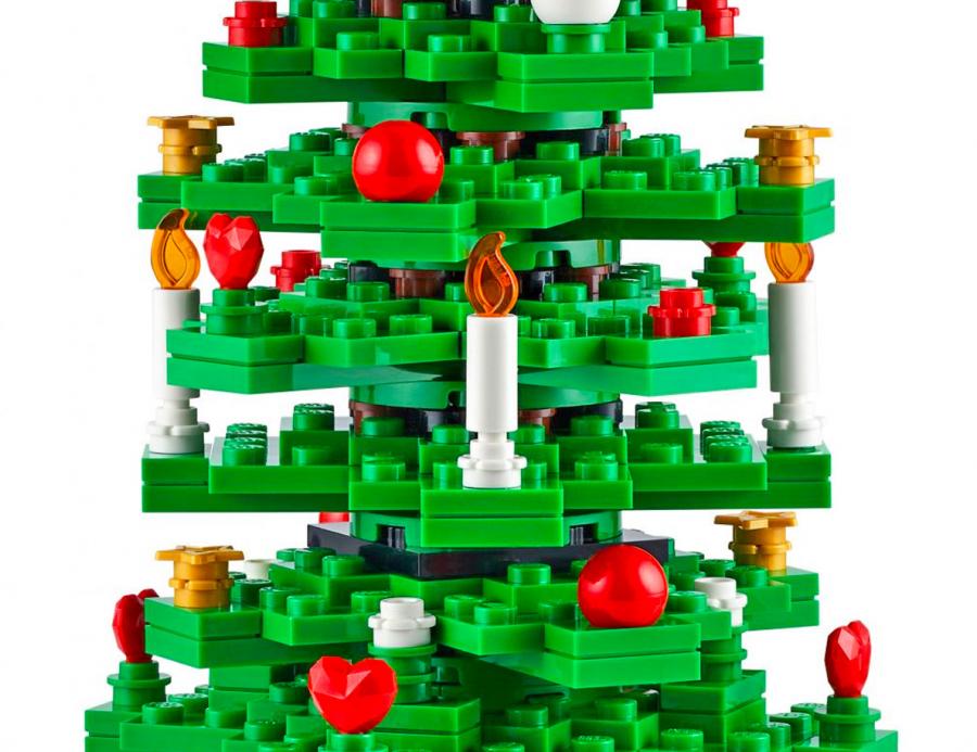 LEGO Brick Christmas Tree How To Tutorial 