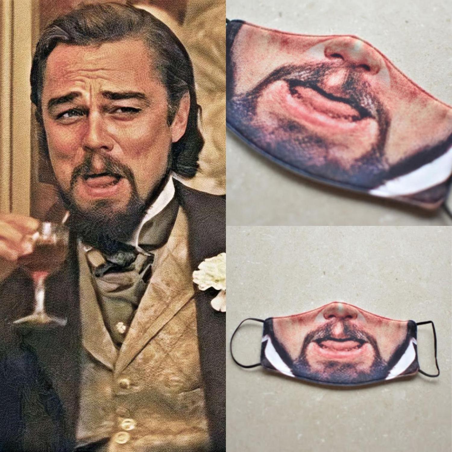 Theres Now A Leonardo Dicaprio Laughing Meme Face Mask You Can Get