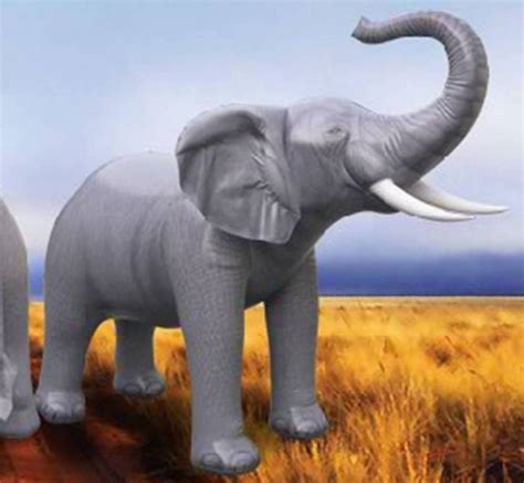 Life-Size Inflatable Elephant Toy - Giant blow-up elephant