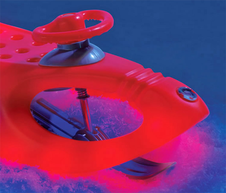 Light-Up LED Night-Time Alpine Winter Sled