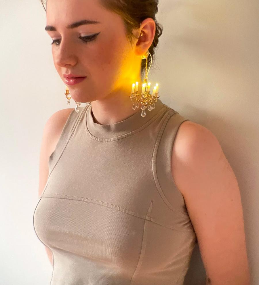 Light Up LED Chandelier Earrings - Chandelearrings