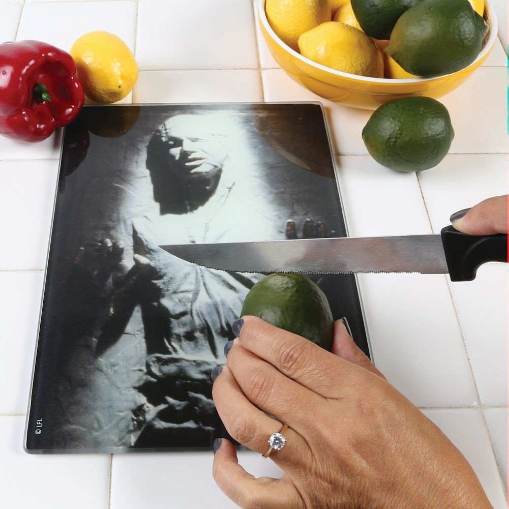 Star Wars Han Solo In Carbonite Cutting Board - Carbonite Geeky cutting board