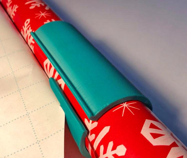 Little Elf-Sliding Gift Wrapping Paper Cutter- Any roll of paper- all year  round