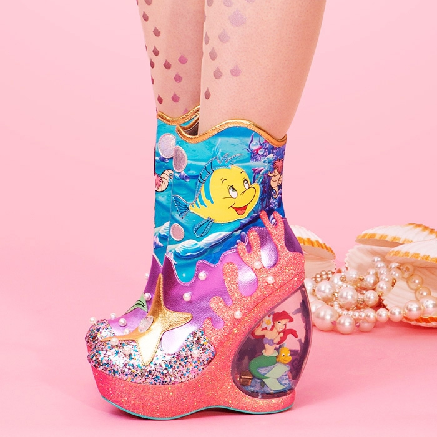 irregular choice snow globe heels