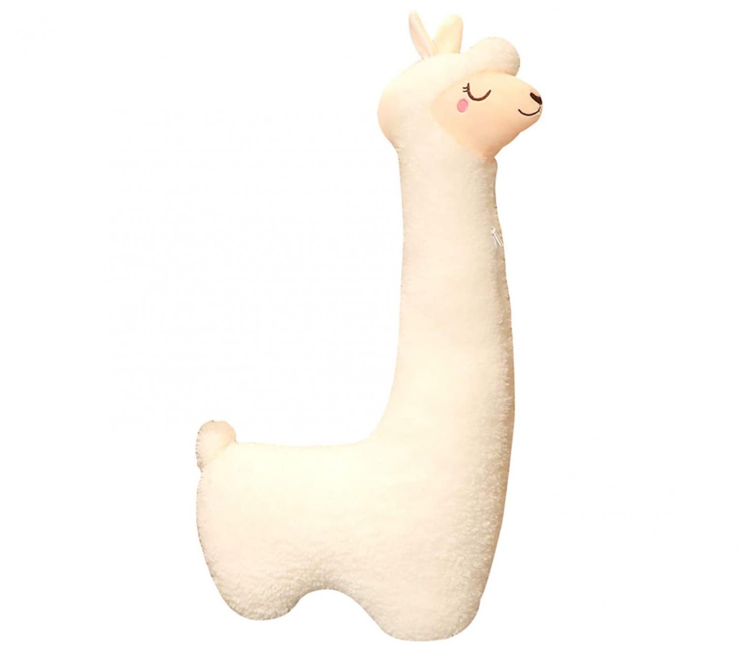 Llama body pillow - life-size alpaca body pillow