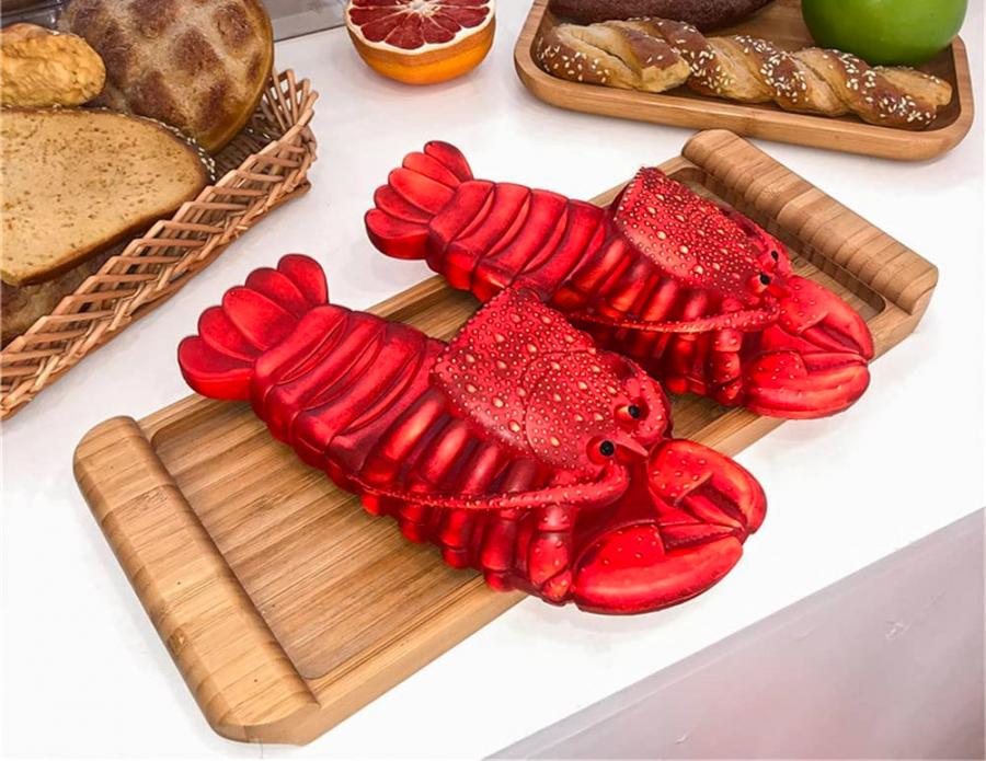 Lobster shaped flip flop sandals - Flip flobsters