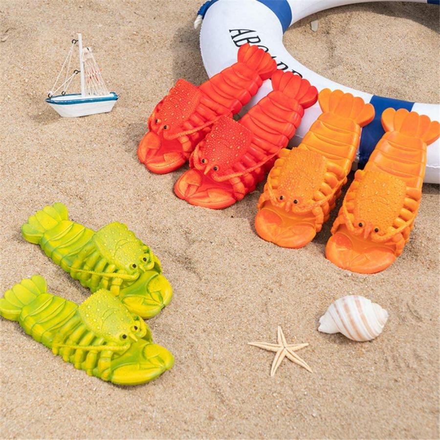 Lobster shaped flip flop sandals - Flip flobsters