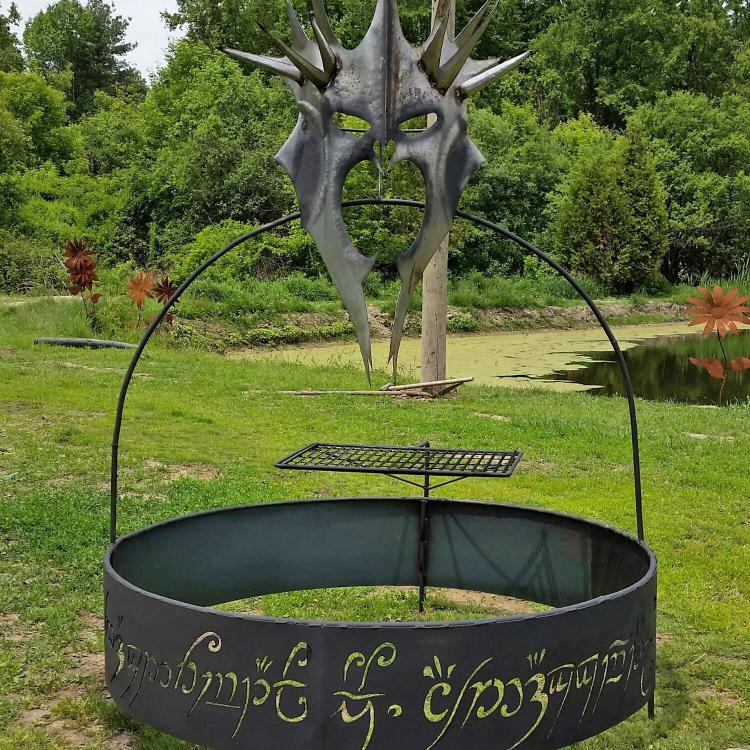 This Lord Of The Rings Fire Pit Is One, Lord Of The Rings Fire Pit