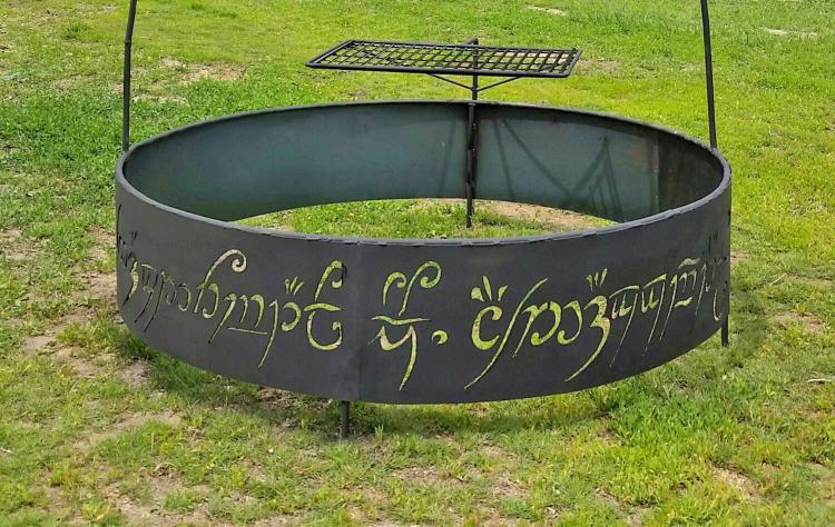 This Lord Of The Rings Fire Pit Is One Pit To Rule Them All