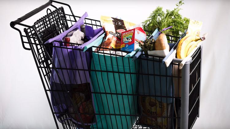 Lotus Trolley Bags: Reusable Grocery Store Bags That Attach To Cart