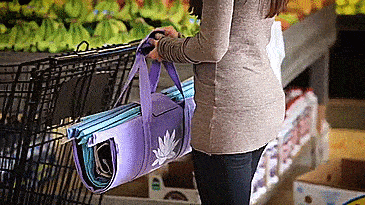 Lotus Trolley Bags: Reusable Grocery Store Bags That Attach To Cart