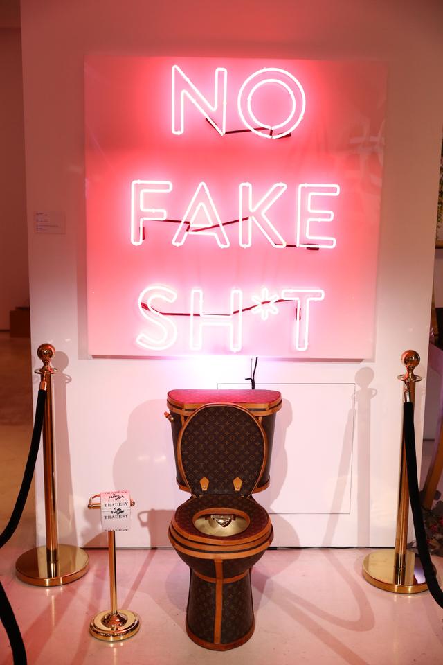 Louis Vuitton Toilet by Artist Illma Gore