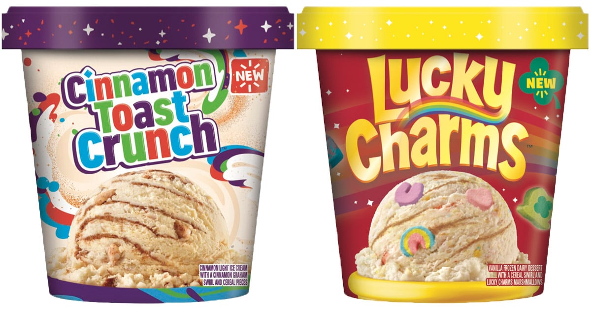 Lucky Charms Ice Cream - Cinnamon Toast Crunch Ice Cream