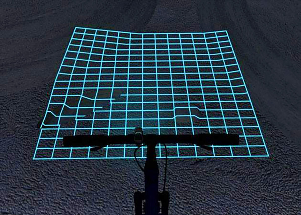 bike laser grid