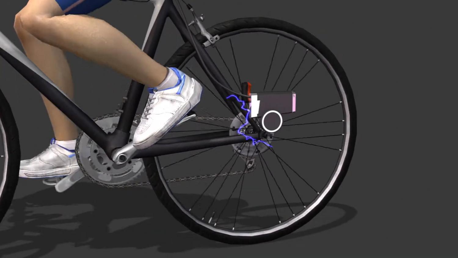 Lumigrids Projects a Laser Grid In Front Of Your Bicycle To See