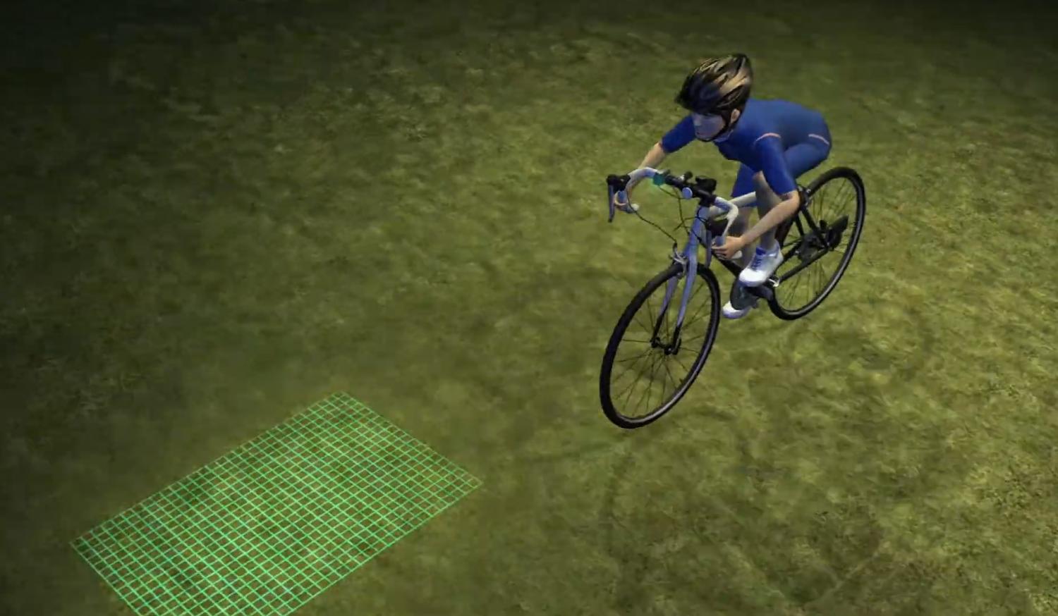 bike laser grid