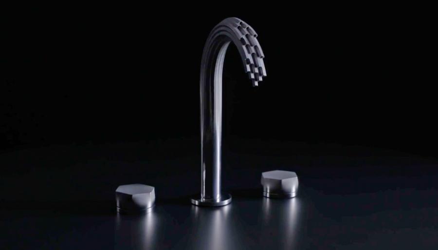 Luxury 3D printed designer bathroom faucets