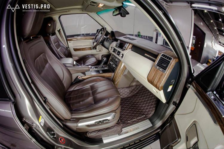 Diamond-Stitched Luxury Leather Custom Car Mats - premium stitching custom car floor mats
