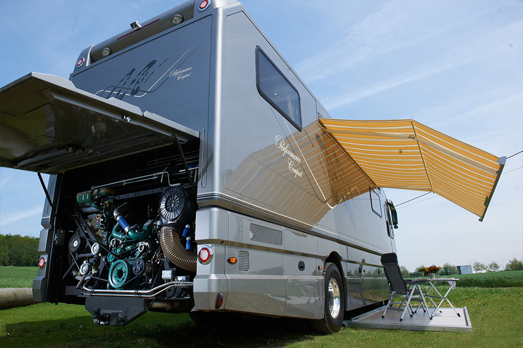$1.7 Million Luxury Motorhome has Its Own Garage To Hold a Car - Volkner Mobil Performance S Luxury RV
