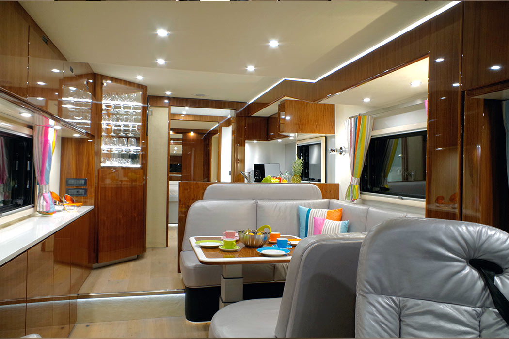 $2,000,000 Luxurious Motorhome with a HYPERCAR GARAGE #fypシ #foryou #r