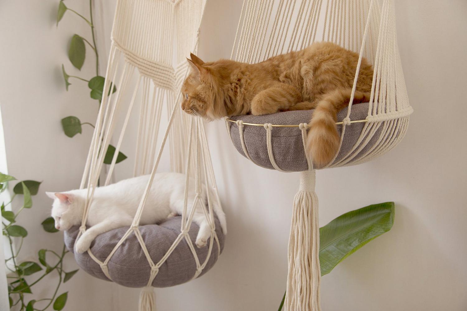 Macrame best sale cat bed