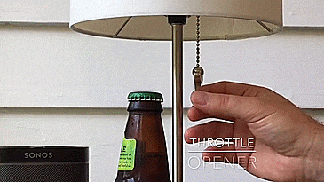 Throttle Opener - Magnetic One-Handed Bottle Opener