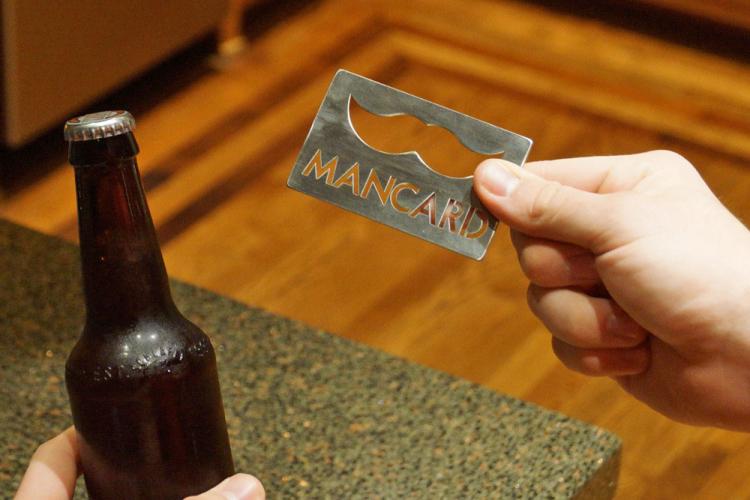 Man Card Mustache Bottle Opener