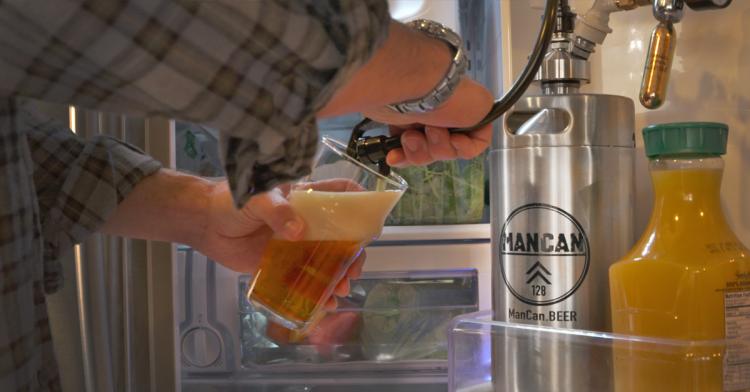 ManCan Personal Beer Keg - Travel Mini Beer Keg