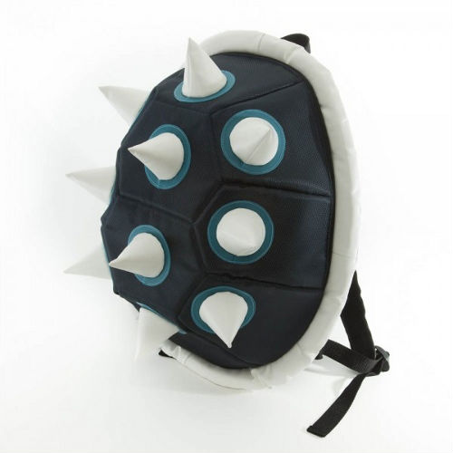Black Spiked Koopa Shell Backpack - Black Super Mario Koopa Shell Bag