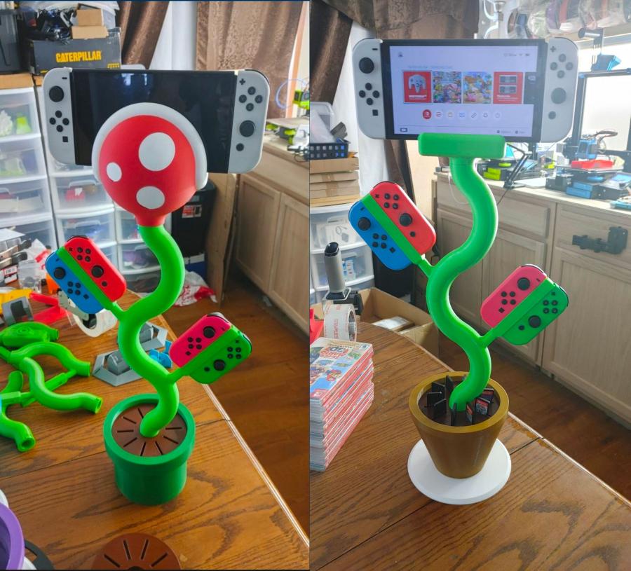Mario Piranha Plant Nintendo Switch Charger Stand