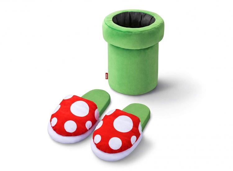 piranha plant mario slippers