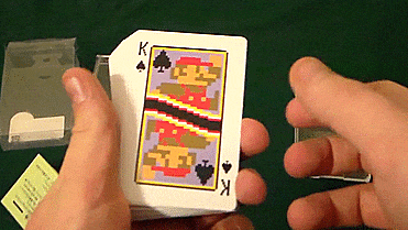 8-Bit Mario Playing Cards - Pixelated Mario Playing Cards