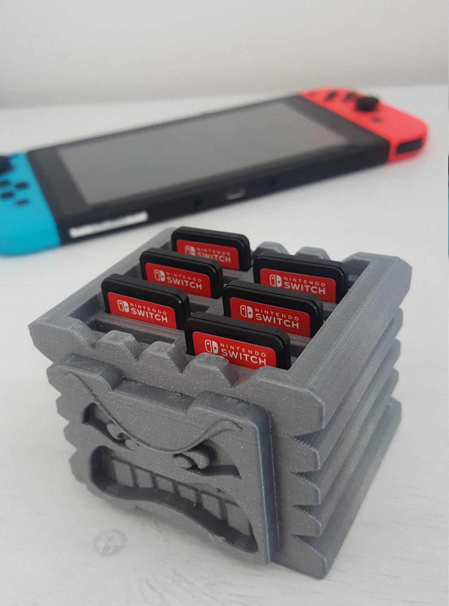 Mario Thwomp Nintendo Switch Game Cartridge Holder