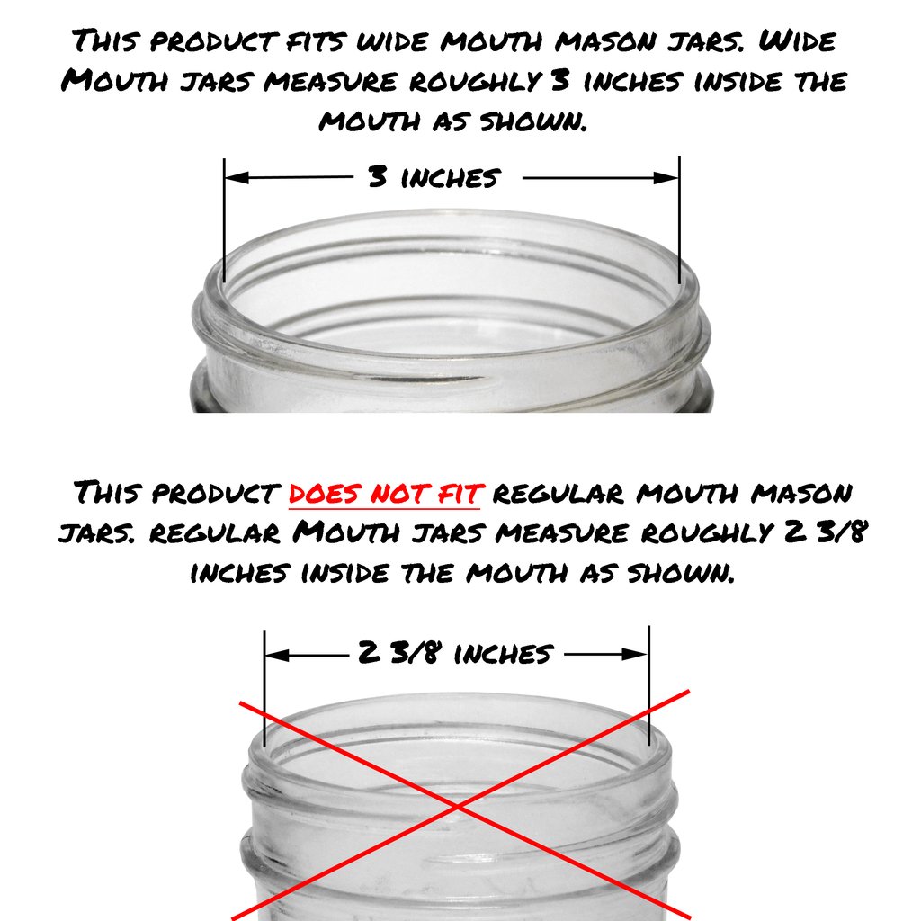 Mason Jar Flip Cap Lid - Easy open mason jar lid
