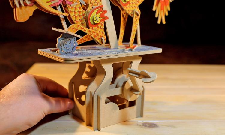 DIY Mechanical Moving Dragon Puzzle Toy