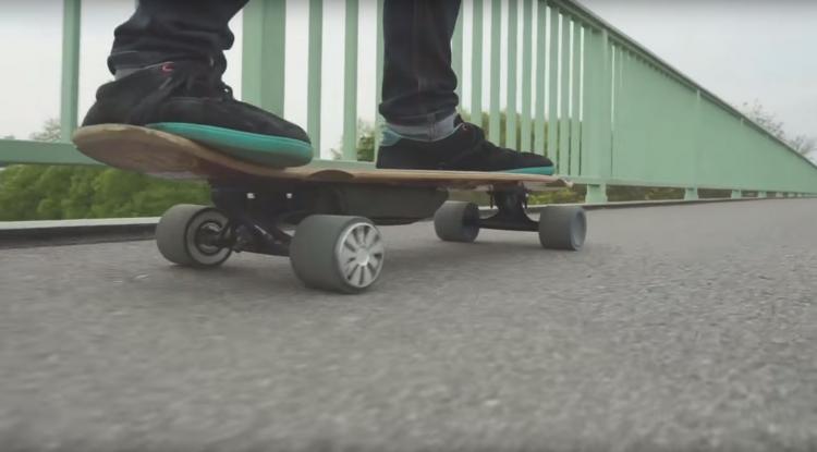 Mellow Drive Turns Any Skateboard Into An Electric Powered Skateboard