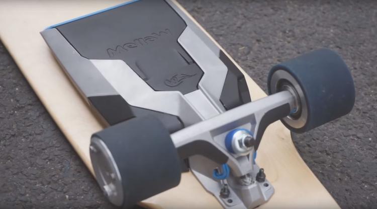 Mellow Drive Turns Any Skateboard Into An Electric Powered Skateboard