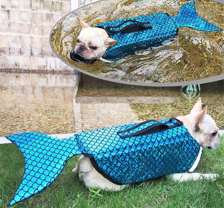 mermaid dog stuffed animal