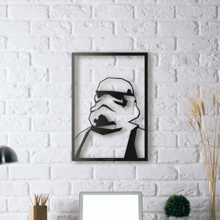 Star Wars Stormtrooper Wall Art - Stormtrooper Silhouette Metal Poster