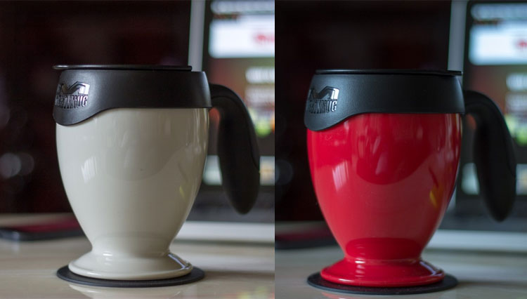 Mighty Mug, the unspillable coffee mug