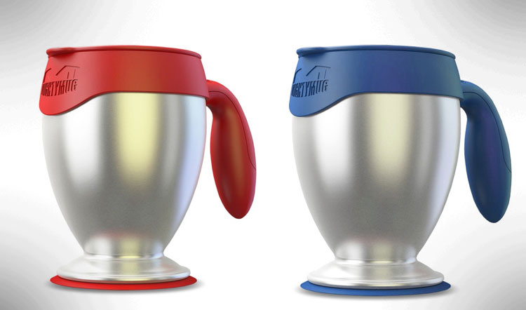 Mighty Mug | The Untippable Mug | Grips When Hit, Lifts for Sips |  Insulated Stainless Steel Tumbler…See more Mighty Mug | The Untippable Mug  | Grips