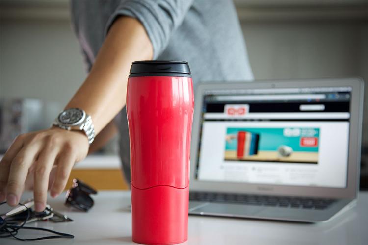 Mighty Mug | The Untippable Mug | Grips When Hit, Lifts for Sips |  Insulated Stainless Steel Tumbler…See more Mighty Mug | The Untippable Mug  | Grips