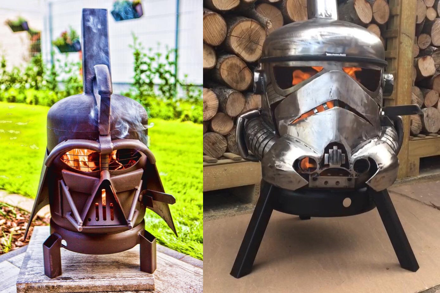 Darth Vader Fire Pit - Stormtrooper Fire Pit