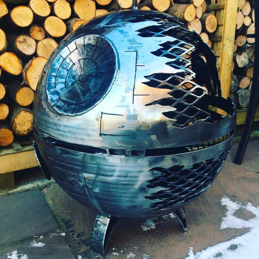 This Millennium Falcon Fire Pit Belongs In Every Stars Wars Lovers Backyard